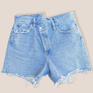 AGOLDE Criss Cross Shorts // size 28